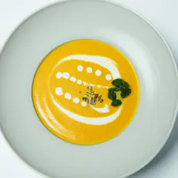 Kürbissuppe mit Ingwer